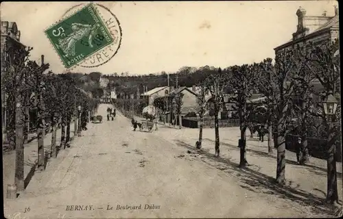 Ak Bernay Eure, Boulevard Dubis