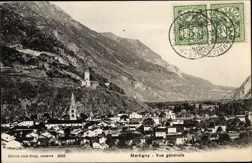 Ak Martigny Kanton Wallis, Vue generale