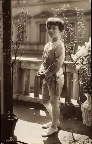 Ak Prinz Albrecht von Bayern