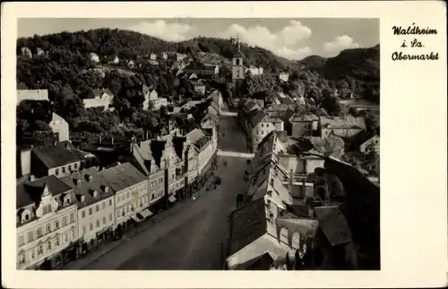 Ak Waldheim in Sachsen, Obermarkt