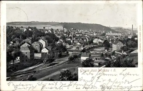 Ak Wilkau Haßlau in Sachsen, Totale