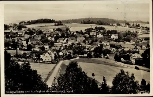 Ak Altmannsgrün Treuen im Vogtland, Totale