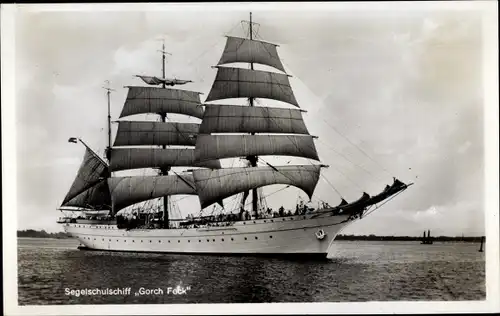 Ak Deutsches Segelschiff, Segelschulschiff Gorch Fock