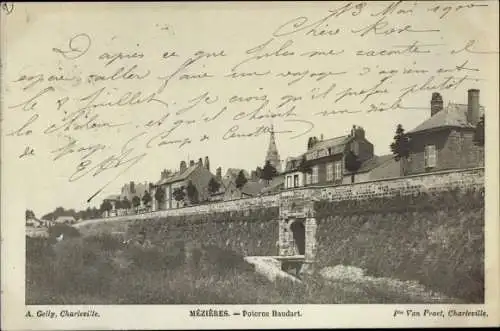 Ak Mézières Ardennes, Kirche, Poterne Baudart