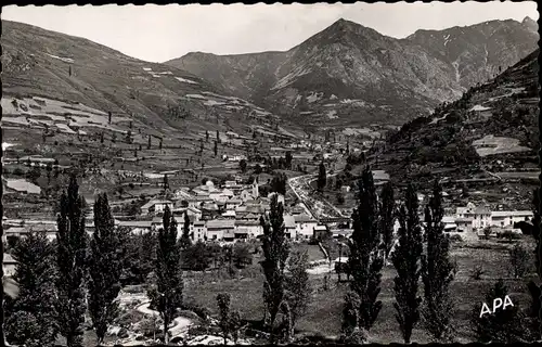 Ak Merens Les Vals Ariege, Vue générale