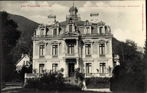 Ak Luchon Haute Garonne, Villa Luisa