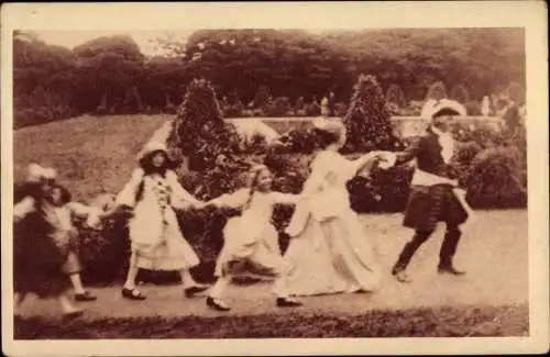 Ak Meudon Hauts de Seine, Fête Louis XV., 1923, Farandole