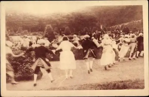 Ak Meudon Hauts de Seine, Fête Louis XV., 1923, La Farandole