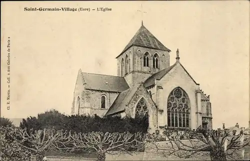 Ak Saint Germain Village Eure, L'Eglise