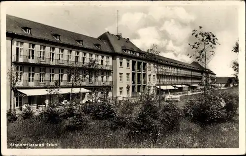 Ak Erfurt in Thüringen, Standortlazarett