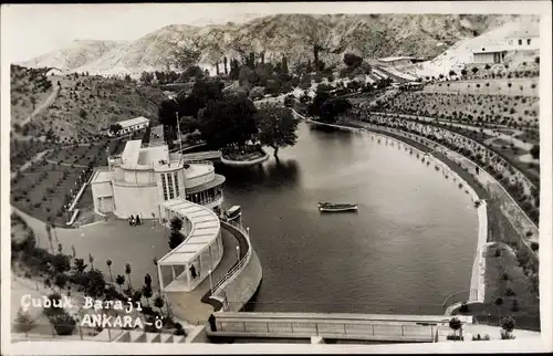 Foto Ak Ankara Türkei, Cubuk Bartaji, Gebäude, Talsperre