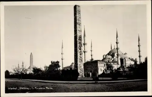 Foto Ak Konstantinopel Istanbul Türkei, Obelisk des Theodosius, Dikilitas