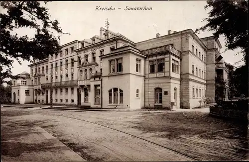 Ak Kreischa im Erzgebirge, Blick auf das Sanatorium