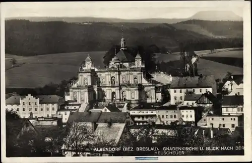 Ak Wambierzyce Albendorf Schlesien, Gnadenkirche, Heuscheuer