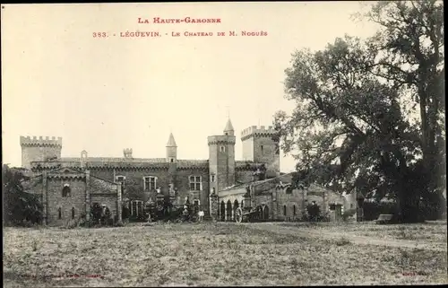 Ak Léguevin Haute Garonne, Château de M. Nogués