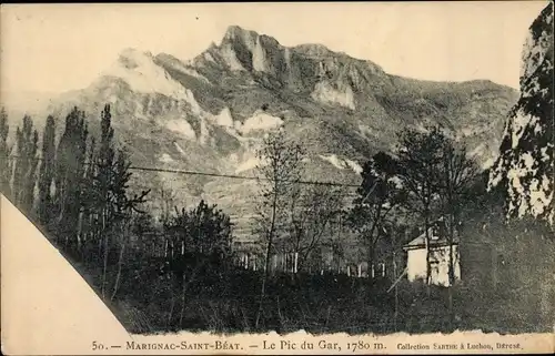 Ak Marignac Saint Béat Haute Garonne, Le Pic du Gar