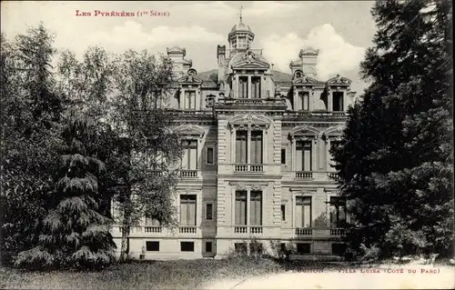 Ak Bagneres de Luchon Haute Garonne, Villa Luisa