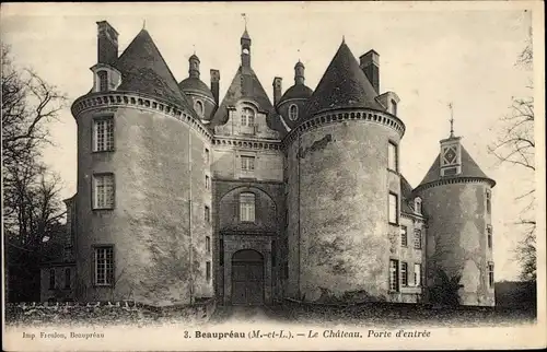 Ak Beaupréau Maine et Loire, Château