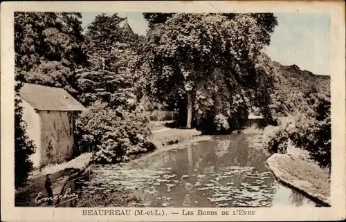 Ak Beaupréau Maine et Loire, Les Bords de l'Evre