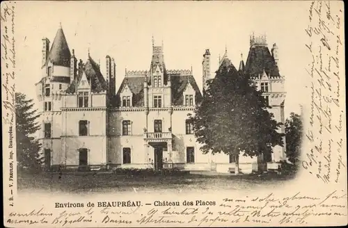 Ak Beaupréau Maine et Loire, Château des Places