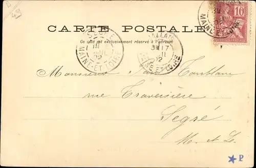 Ak Beaupréau Maine et Loire, Château des Places