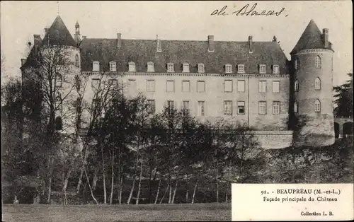 Ak Beaupréau Maine et Loire, Château