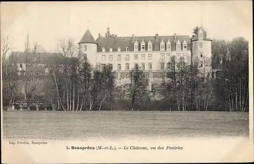Ak Beaupréau Maine et Loire, Château