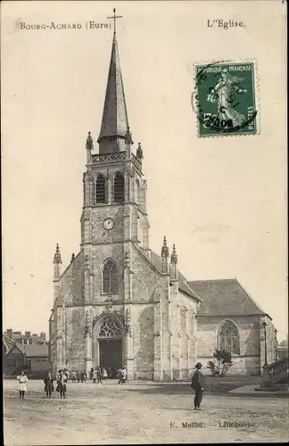 Ak Bourg Achard Eure, L'Eglise