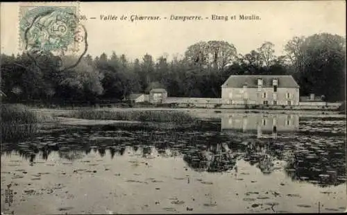 Ak Dampierre Yvelines, Etang et Moulin