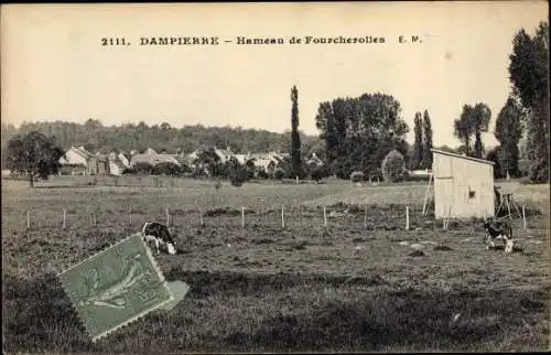 Ak Dampierre Yvelines, Hameau de Fourcherolles
