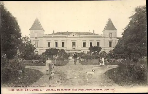 Ak Saint Emilionnais Gironde, Chateau de Terrien