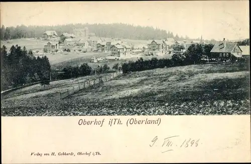 Ak Oberhof im Thüringer Wald, Oberland