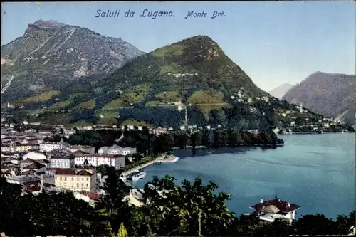 Ak Lugano Kanton Tessin Schweiz, Monte Bré