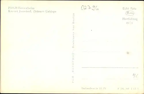 Ak Jonsdorf in Sachsen, FDGB Ferienheim Jonashof