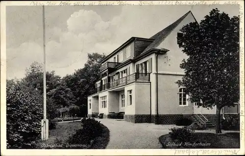 Ak Dziwnów Dievenow in Pommern, Solbad Kinderheim