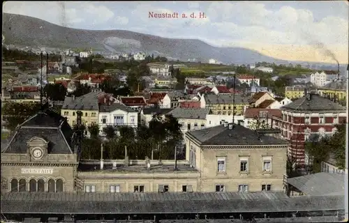 Ak Neustadt an der Haardt Neustadt an der Weinstraße, Bahnhof