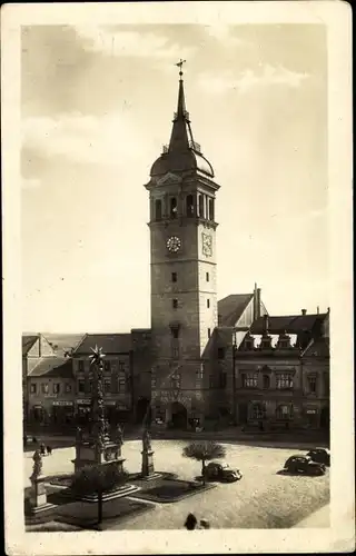 Ak Vyškov Wischau Südmähren, Církev, Náměstí