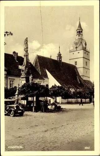 Ak Ivančice Eibenschütz Jihomoravský kraj, Namesti