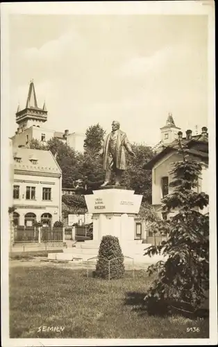 Ak Zemun Semlin Belgrad Beograd Serbien, Denkmal