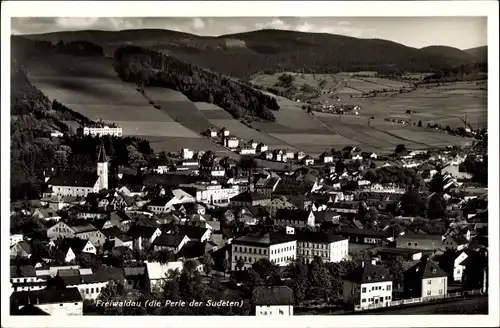 Ak Jeseník Freiwaldau Region Olmütz, Gesamtansicht