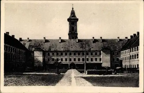 Ak Josefov Josefstadt Jaroměř, Kirchturm, Hof