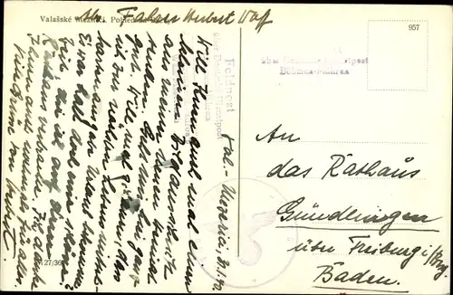 Ak Valašské Meziříčí Walachisch Meseritsch Region Zlin, Církev