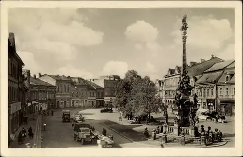 Ak Jaroměř Jermer Region Königgrätz, Náměstí