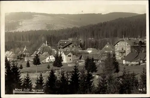 Ak Nový Svět Neuwelt Harrachov Harrachsdorf Riesengebirge Region Reichenberg, Gesamtansicht