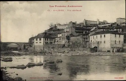 Ak Saint Lizier du Couserans Ariege, Vue générale
