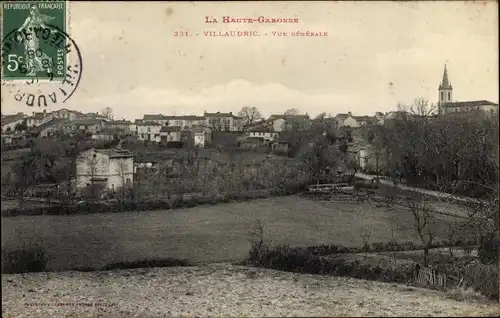 Ak Villaudric Haute Garonne, Gesamtansicht