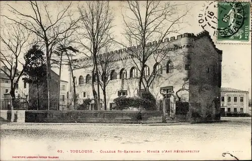 Ak Toulouse Haute Garonne, Collége St. Raymond, Musée