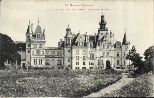 Ak Montrejeau Haute Garonne, Château de Valmirande