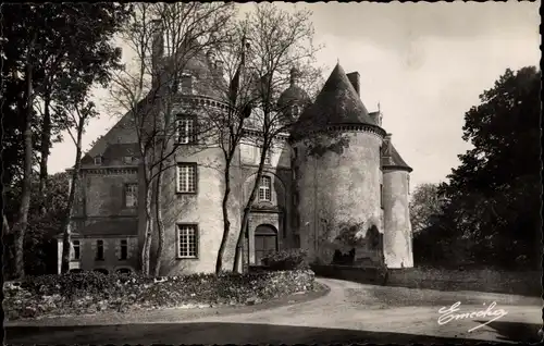 Ak Beaupréau Maine et Loire, Schloss, Eingang