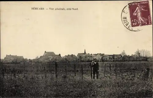 Ak Béhuard Maine-et-Loire, Teilansicht